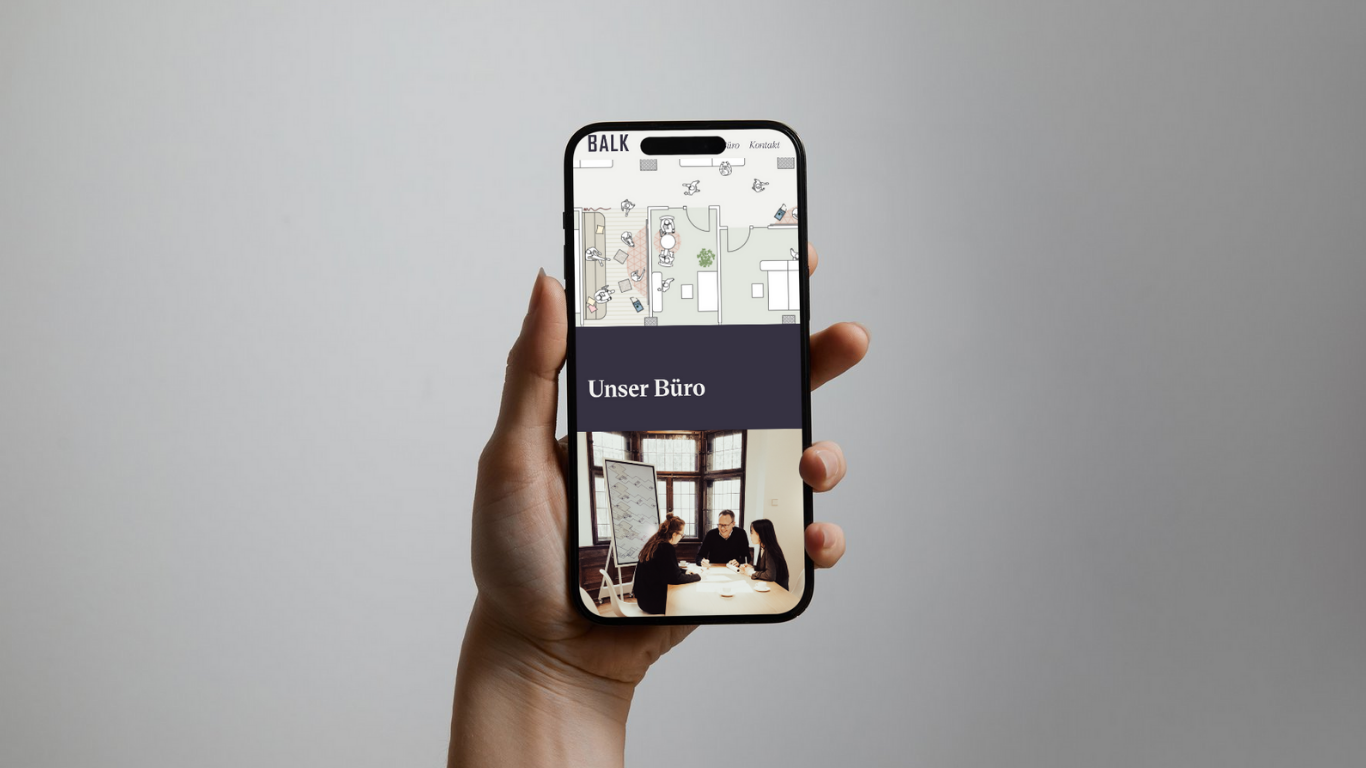 Webseite GSAP - Balk München