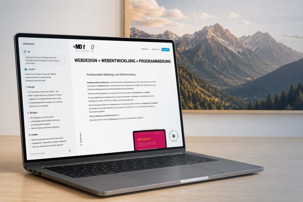 Motointermedia - laptop Bild - Suchmaschinen Optimierung